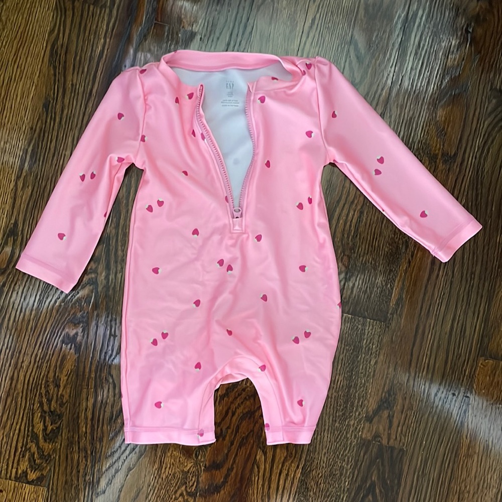 Baby Gap strawberry swimsuit